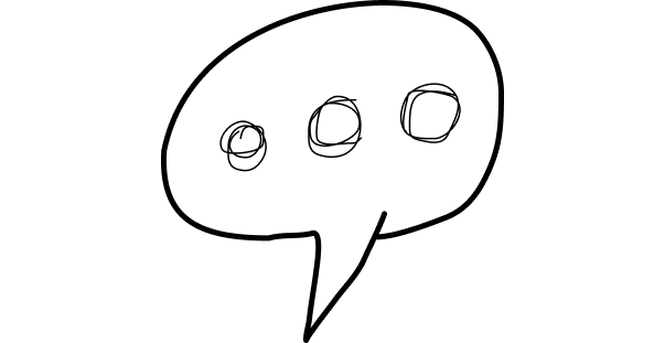 Image of SMS messaging chat bubble