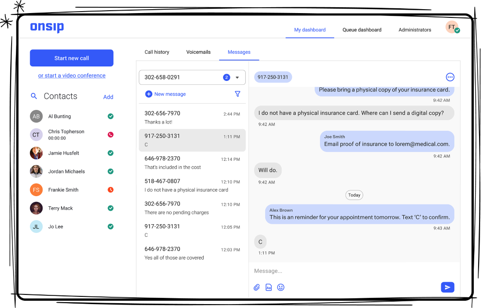 Shorter image for SMS page